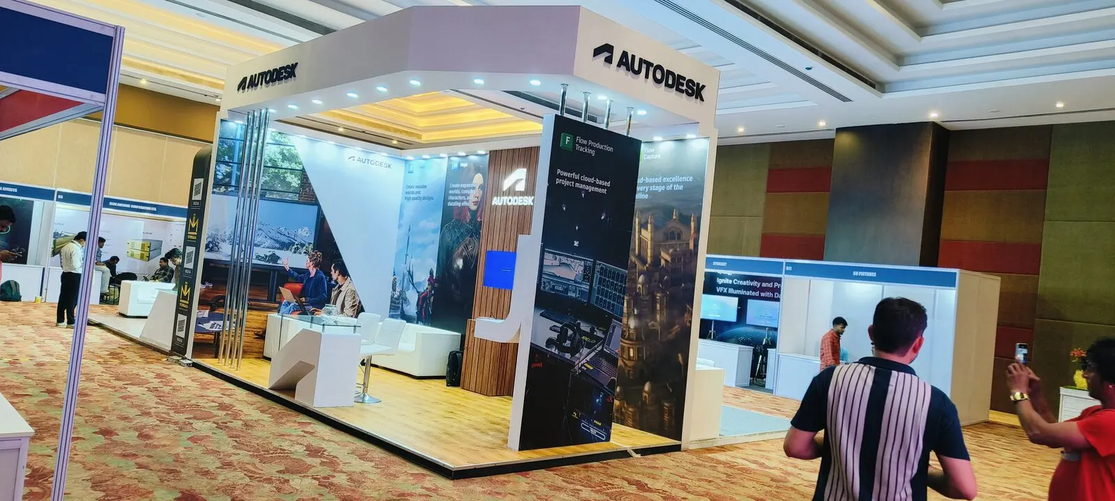 Autodesk — Booth front view