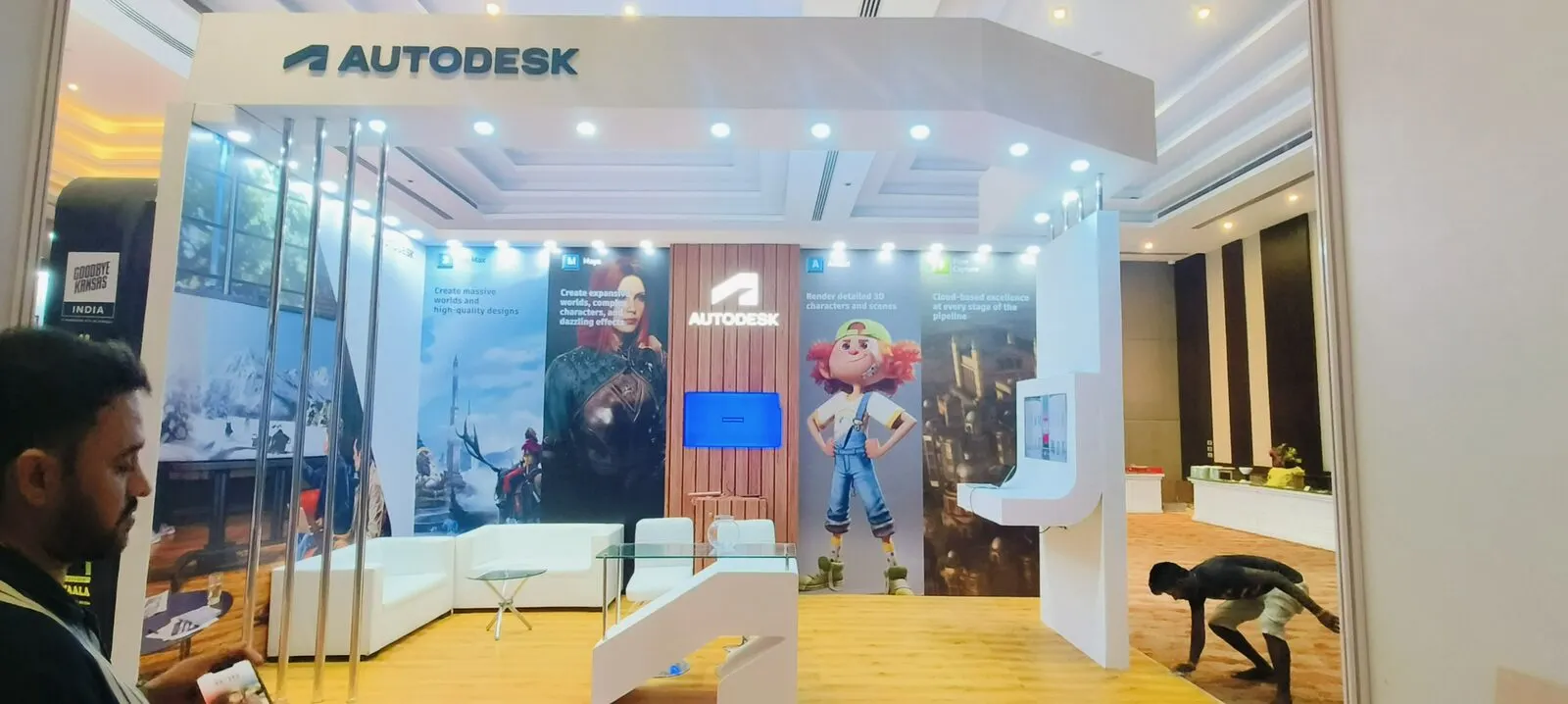 Autodesk — Booth interior