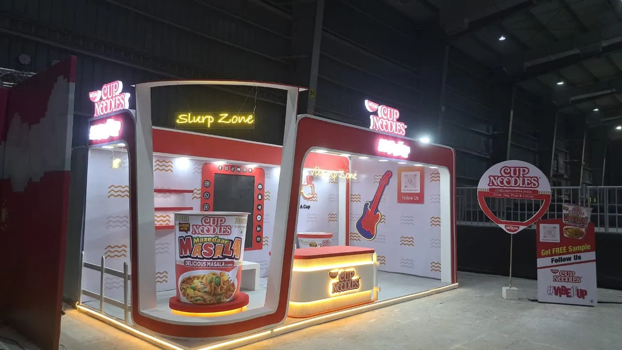 Nissin — Backlit hero panels